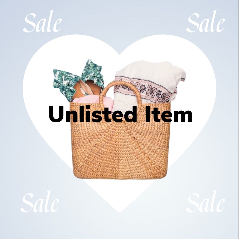 Unlisted item sold as is